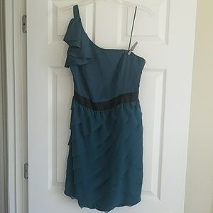 LC Lauren Conrad green cocktail dress
