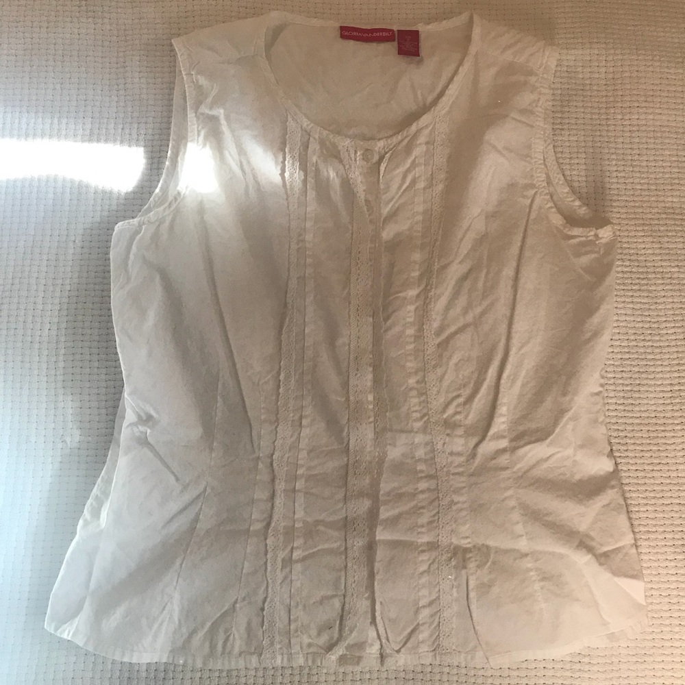White lace top