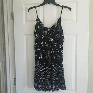 NWT Xhilaration brand black and white romper