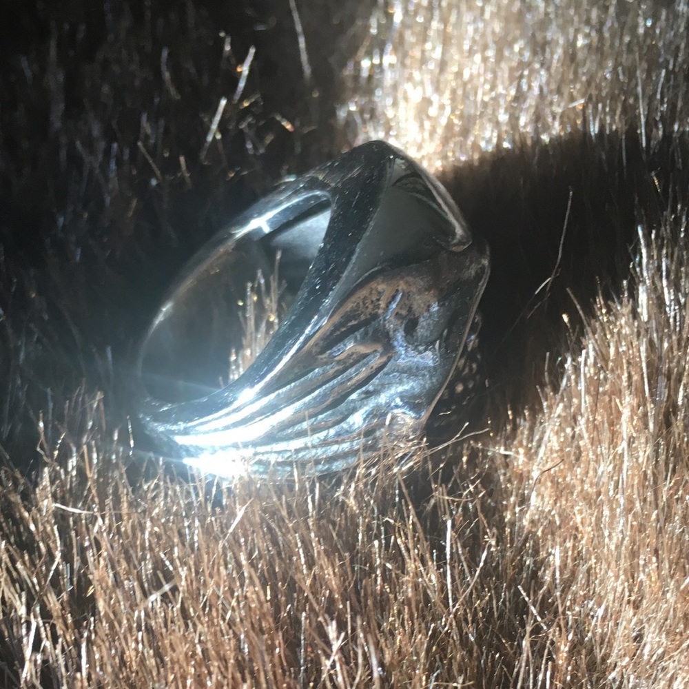 Skull Silver Ring - image 2