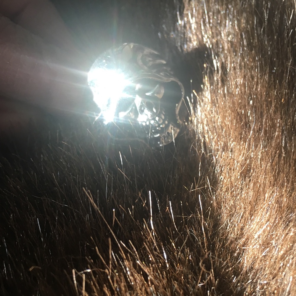 Skull Silver Ring - image 4