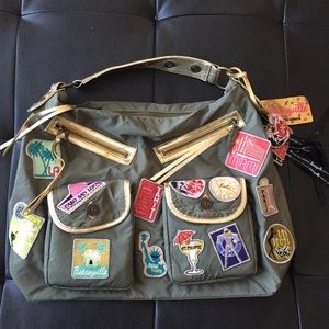 Vintage Betsy Johnson Army Bag.