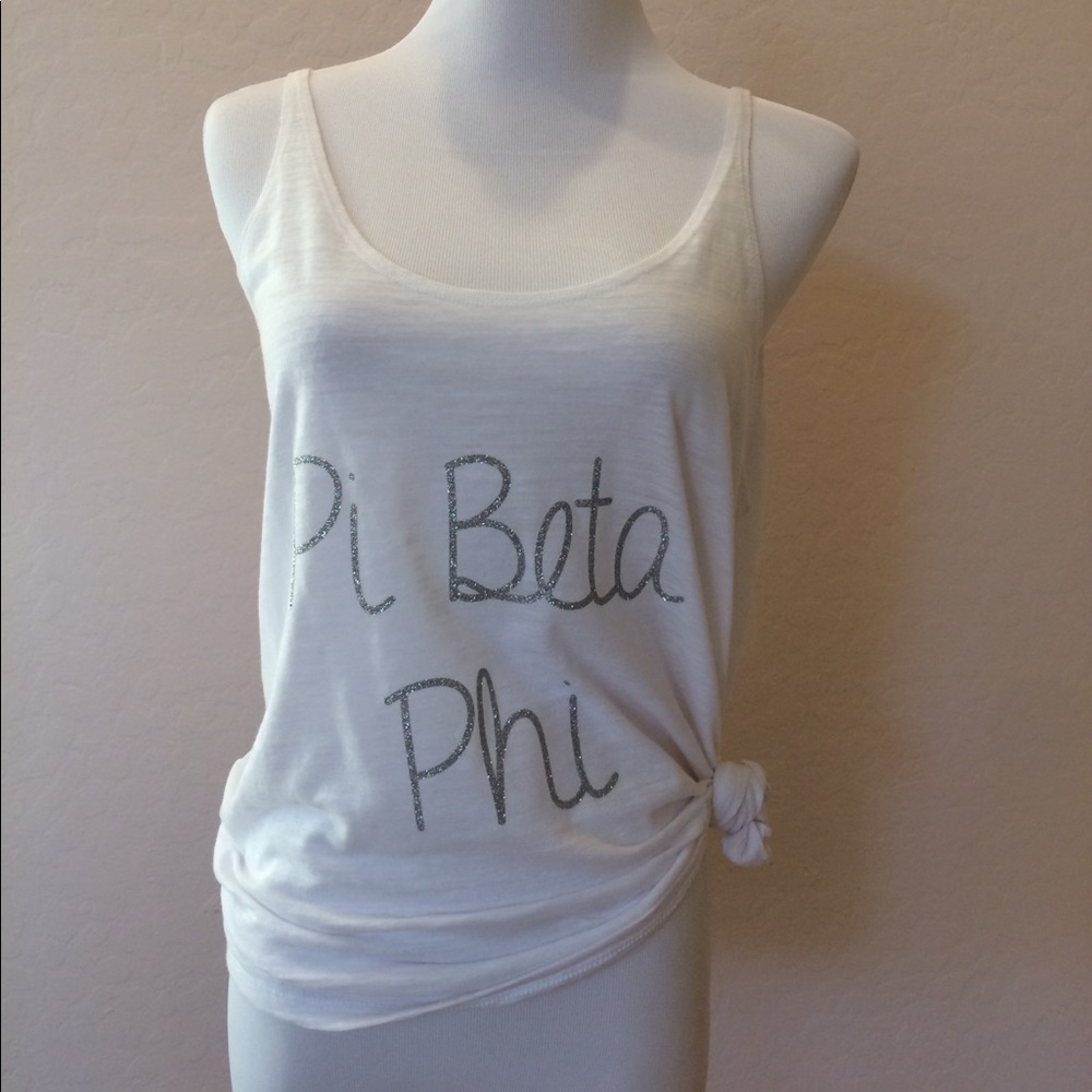 Pi Beta phi slouchy slub tank