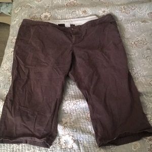 Old Navy brown capris