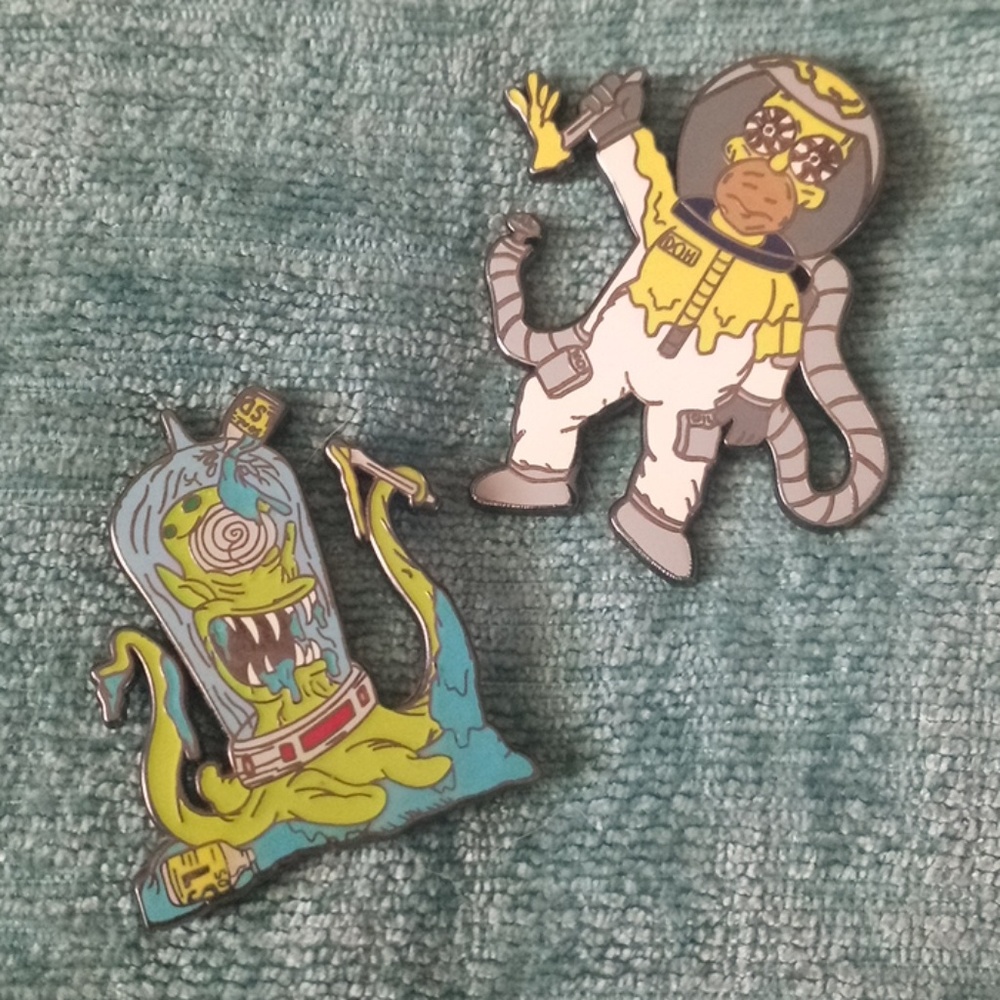 Simpsons Hat Pin Set