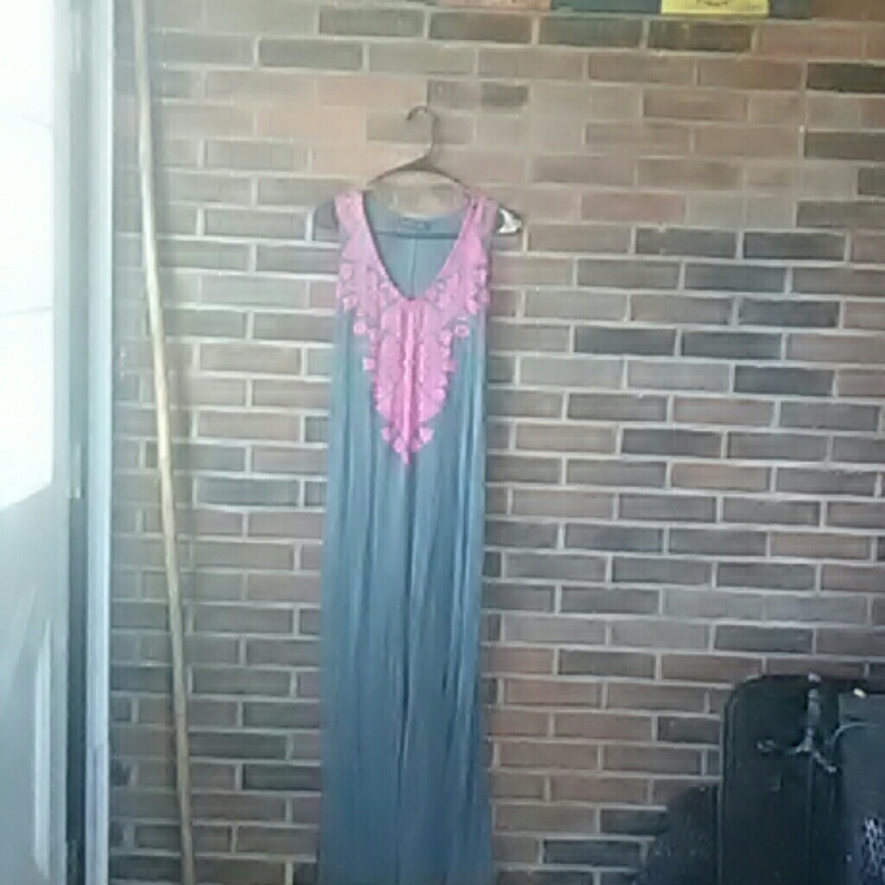 Jersey cotton Maxi dress.