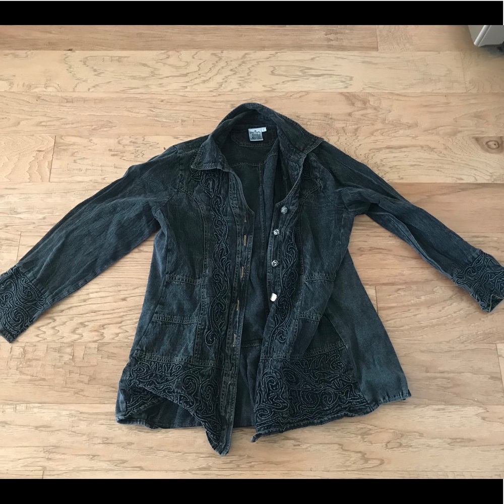 Parsley and sage button down light jacket