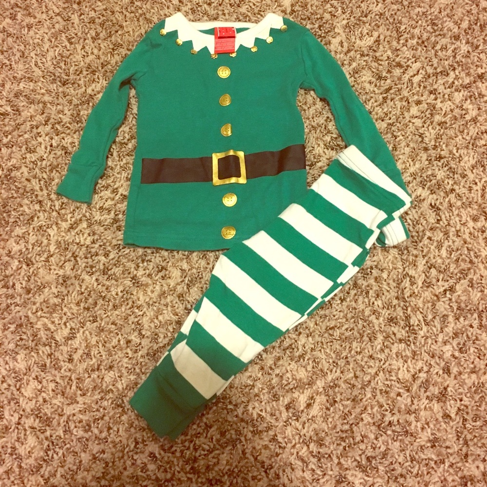 12 Month - 2 piece Elf Pajamas