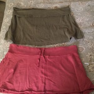 Lot of 2 mini skirts