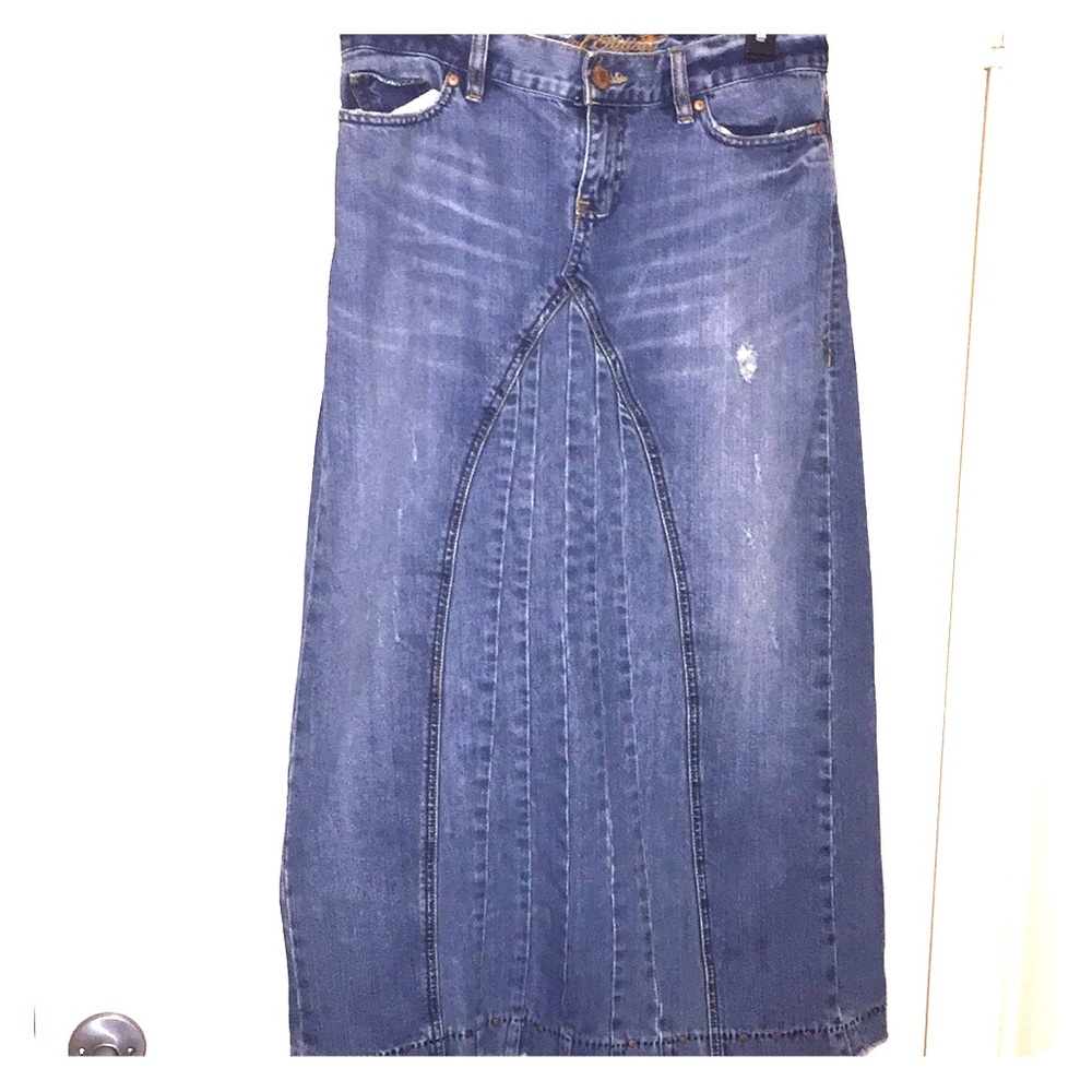 Old navy long jean skirt