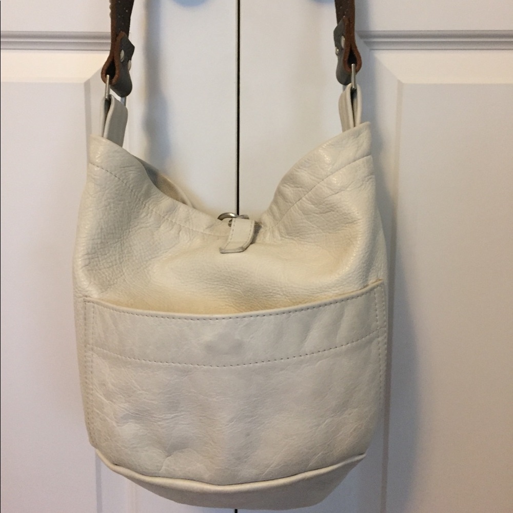 Tylie Malibu leather with studded strap handbag