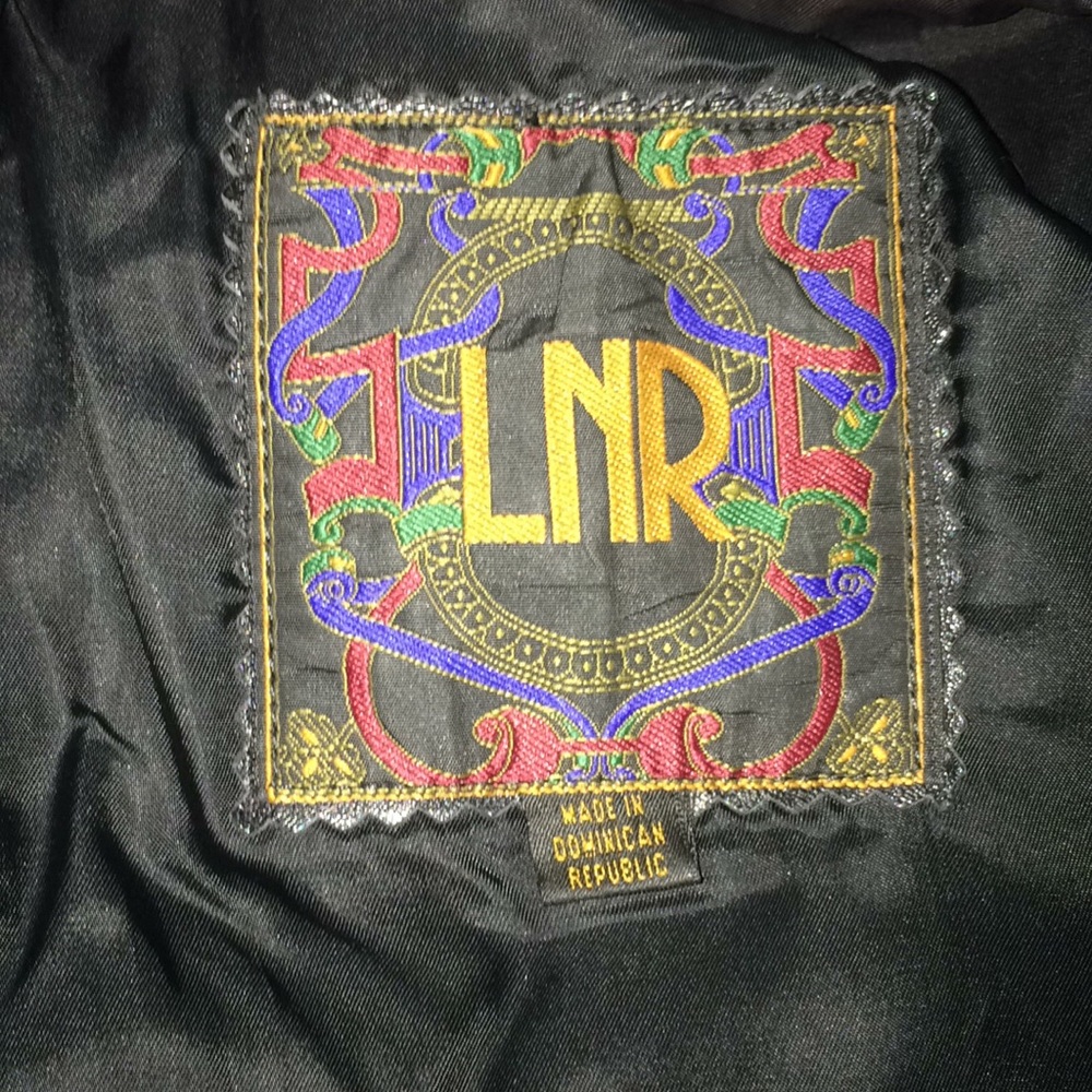 sale 🎉 LNR genleather black jacket guc szXS - Picture 7 of 8