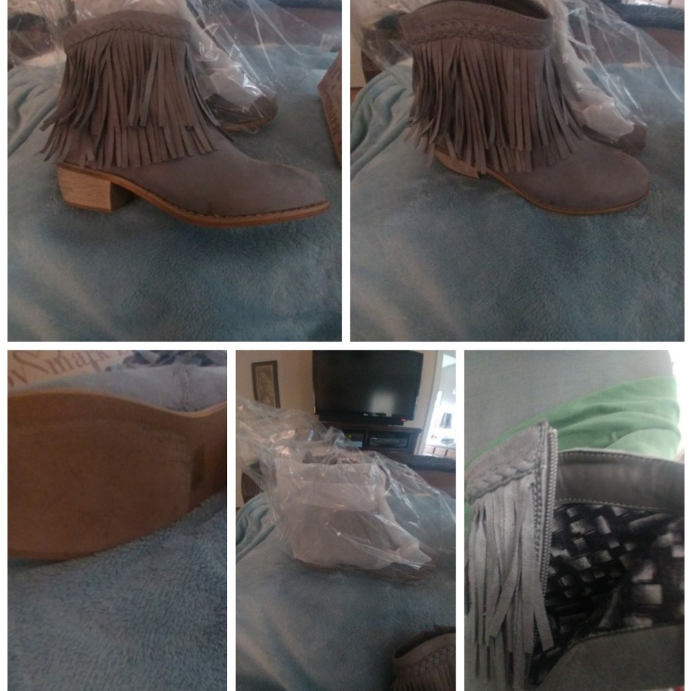 Fringe boots