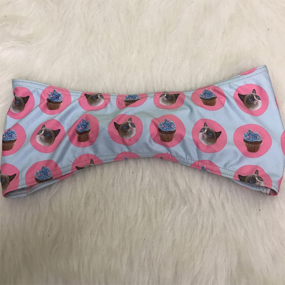 Mr. Gugu & Miss Go Kitty Cup Cake Bandaeu Top M