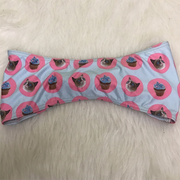 Mr. Gugu & Miss Go Kitty Cup Cake Bandaeu Top M - Picture 1 of 8