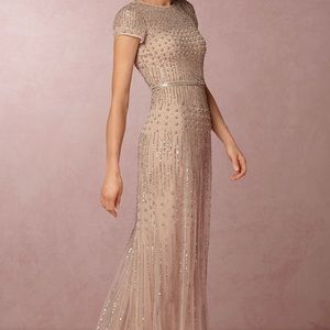 Blush beaded gown