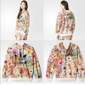 Adidas x Farm Floral hoodie