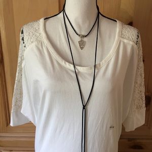 Cotton & Lace Tee