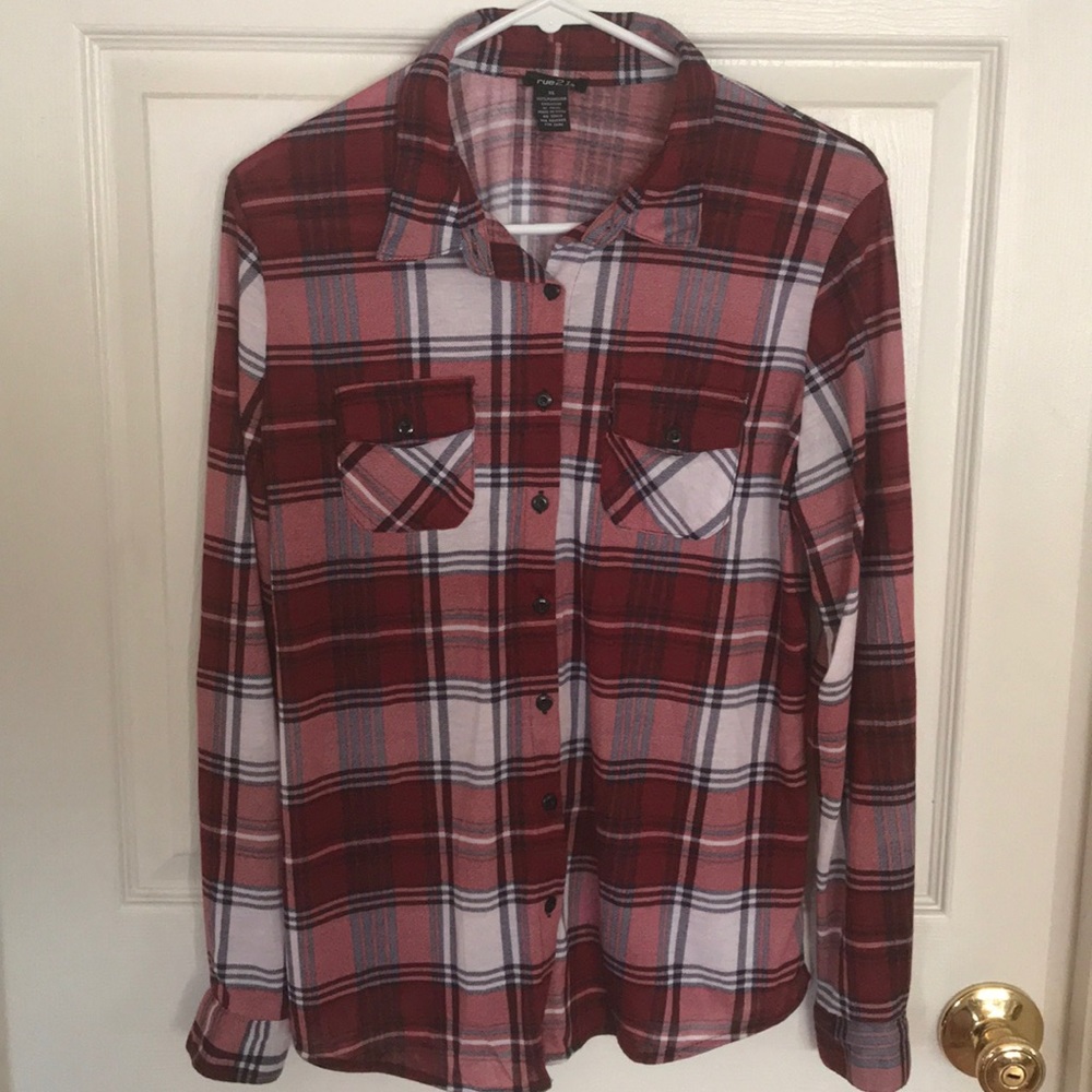 Plaid flannel shirt
