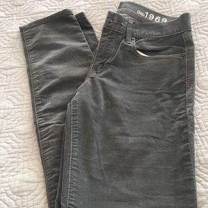 Gap corduroy legging jean grey