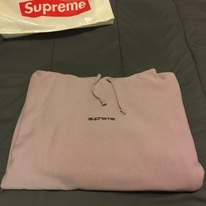 Supreme Compact Logo Hooded Sweatshirt