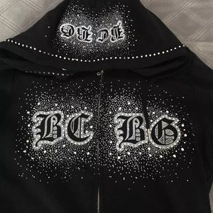 BCBG Sparkly Hoodie