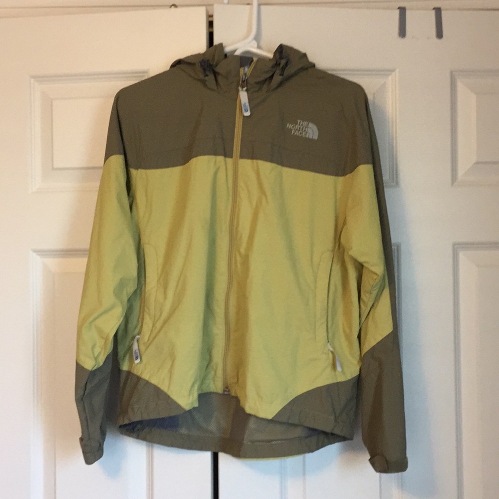 North Face wind breaker with hood