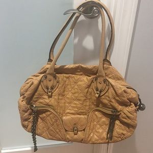 Juicy Couture Tan Rare Cowhide Leather Handbag