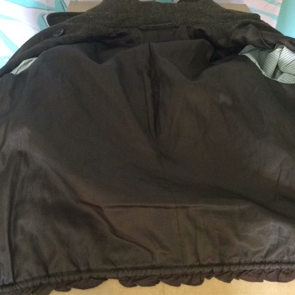 Sale Gap 💯wool coat single breast adj waist - Picture 2 of 8