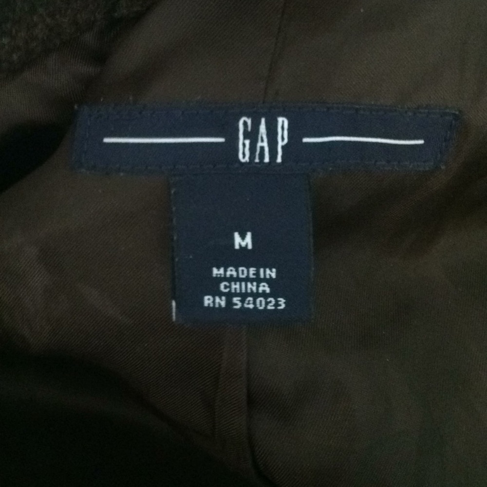 Sale Gap 💯wool coat single breast adj waist - Picture 4 of 8