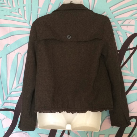 Sale Gap 💯wool coat single breast adj waist - Picture 7 of 8