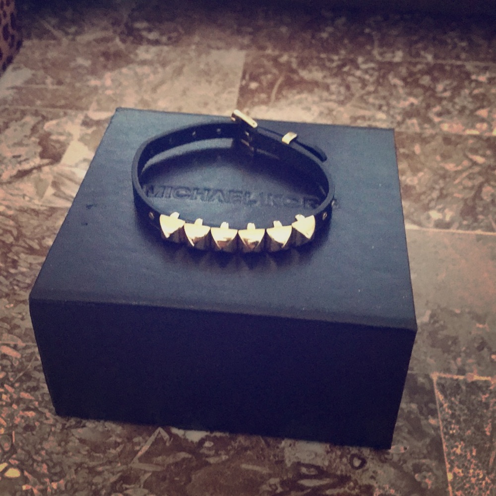 Michael Kors leather bracelet