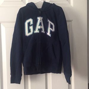 Girls Gap Hoodie Jacket Size M