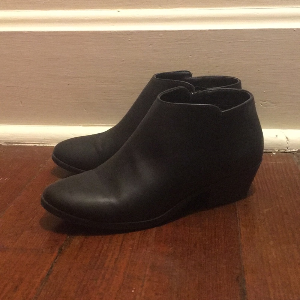 Black ankle boots