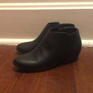 Black ankle boots