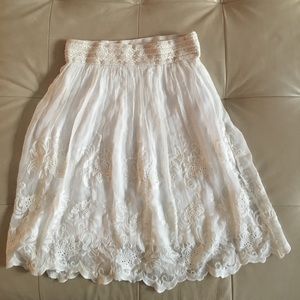 White Guess skirt