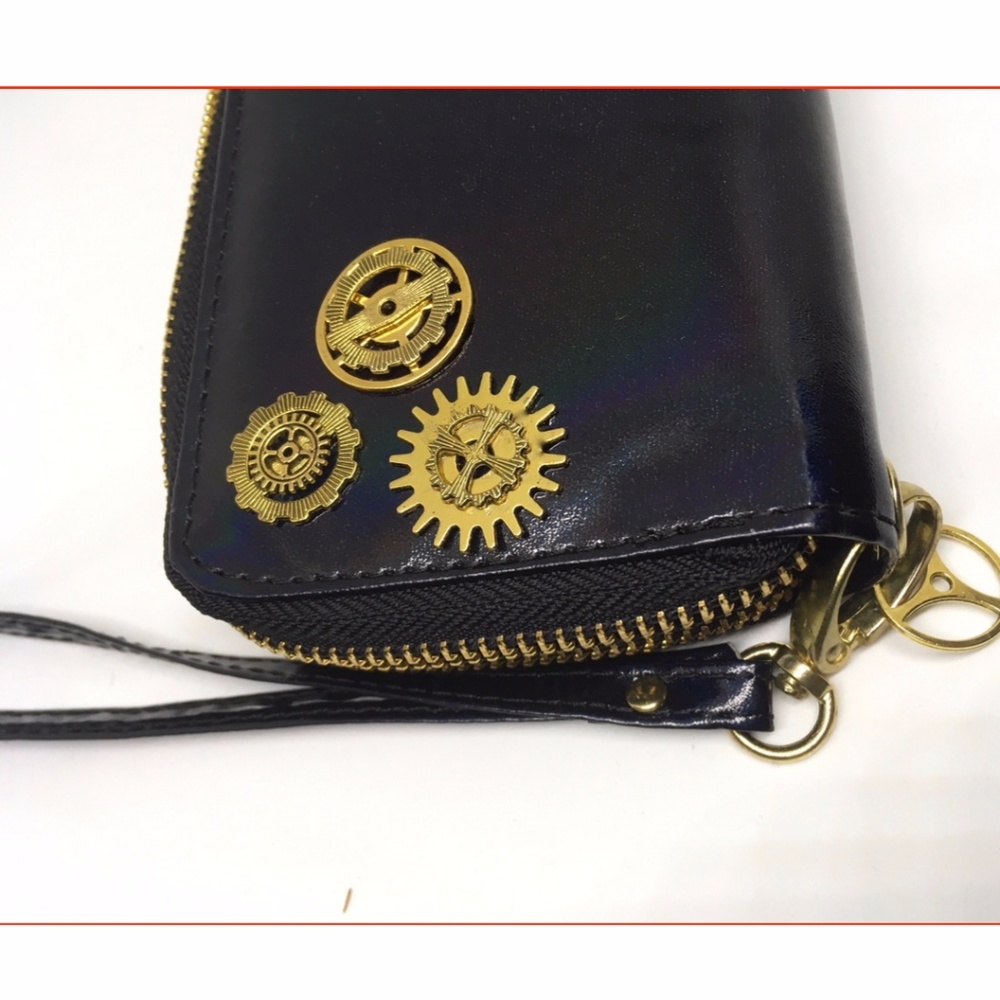 TIME PIECE STEAMPUNK CLUTCH PURSE BAG NWT - Picture 5 of 5