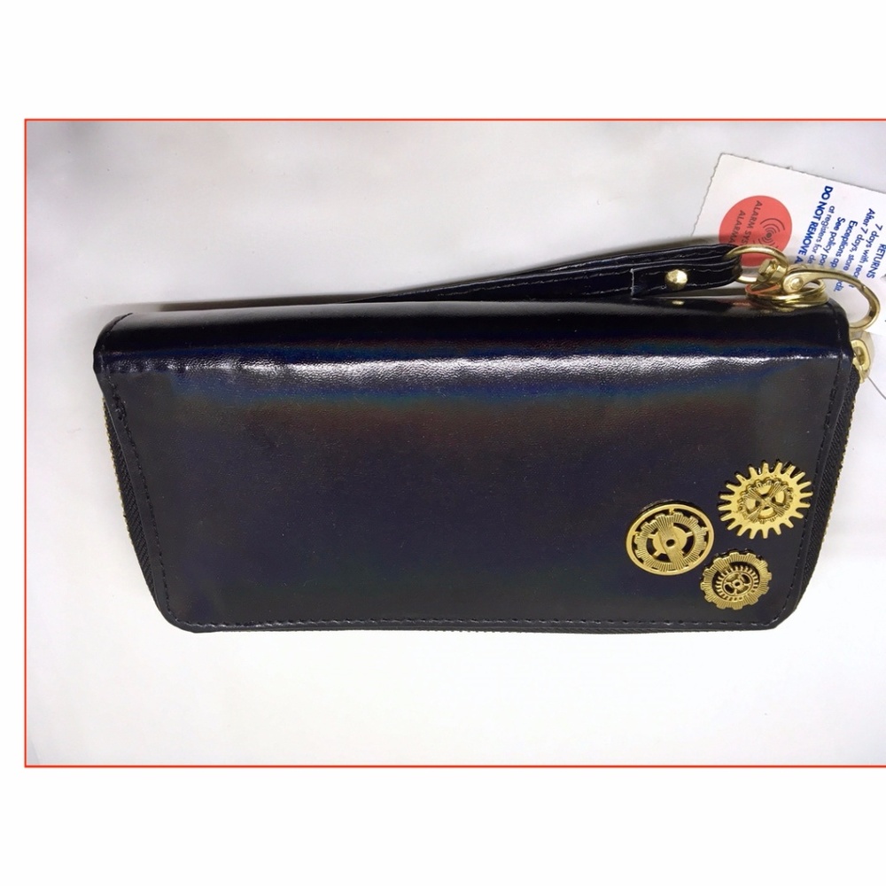 TIME PIECE STEAMPUNK CLUTCH PURSE BAG NWT - Picture 1 of 5