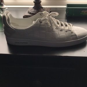 Louis Vuitton low croc sneakers