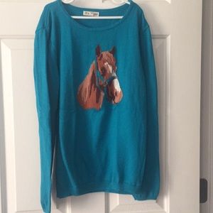 Girls size XL Tucker + Tate Equestrian Sweater