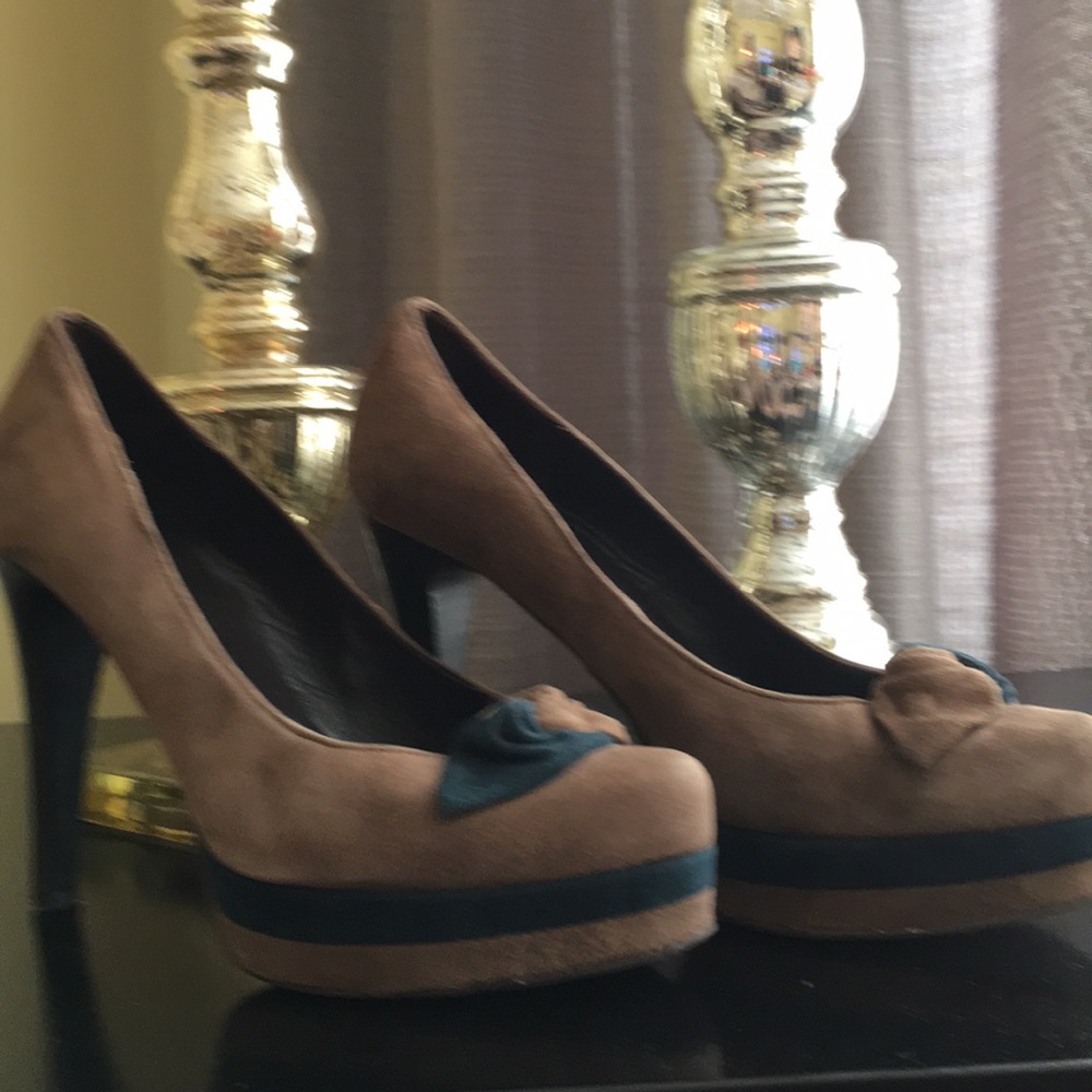Suede Heels