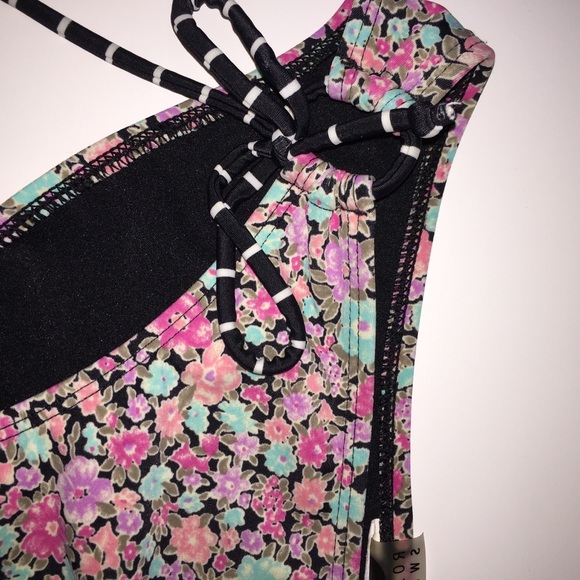 Roxy black floral bikini bottom - Picture 2 of 4