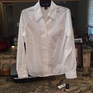 Kasper dress blouse long sleeve