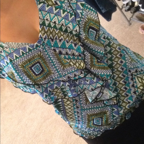 Ruffle Blouse - Picture 1 of 6