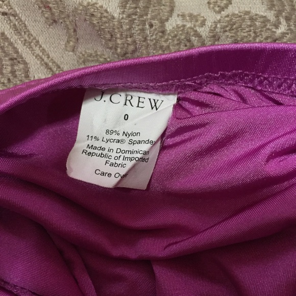 J. Crew lilac strapless one piece swimsuit - Picture 5 of 5