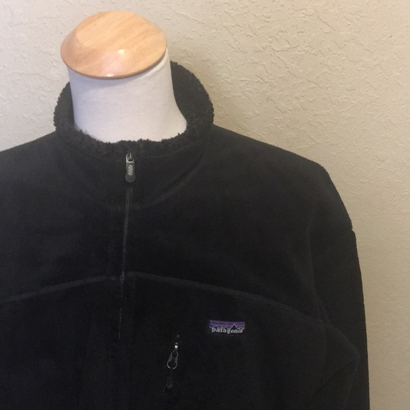 patagonia black fleece jacket