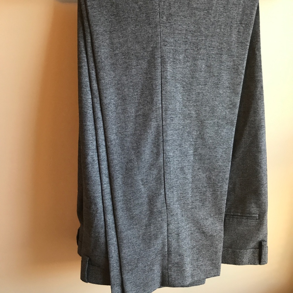 Express slim Gray micro weave dress pant
