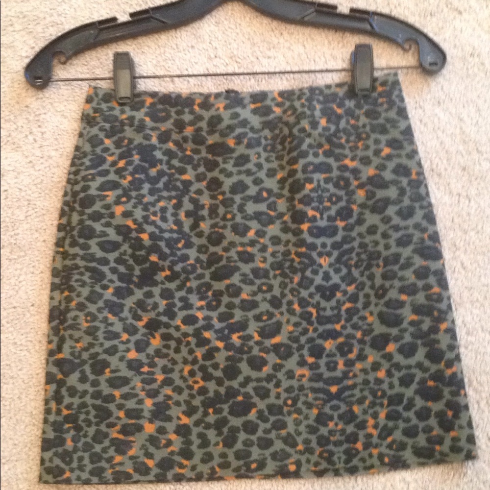 H&M Camo Mini Skirt