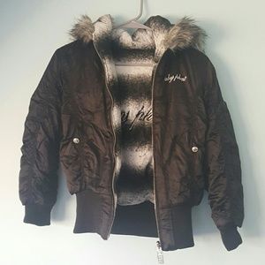 Baby Phat girls reversible coat