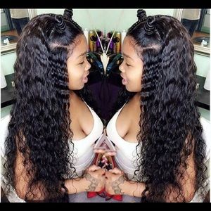 3 Hair Bundles 18",20",22" plus 20" closure
